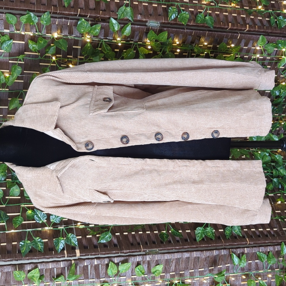 Corduroy Khaki Shacket